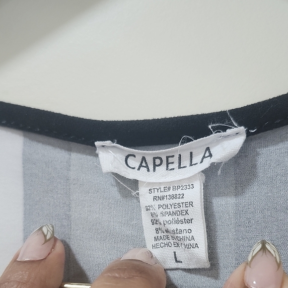 Capella Green and Yellow Striped Jumpsuit with Wide-Leg Silhouette - Picture 6 of 13